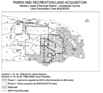 Land transfer nearing completion